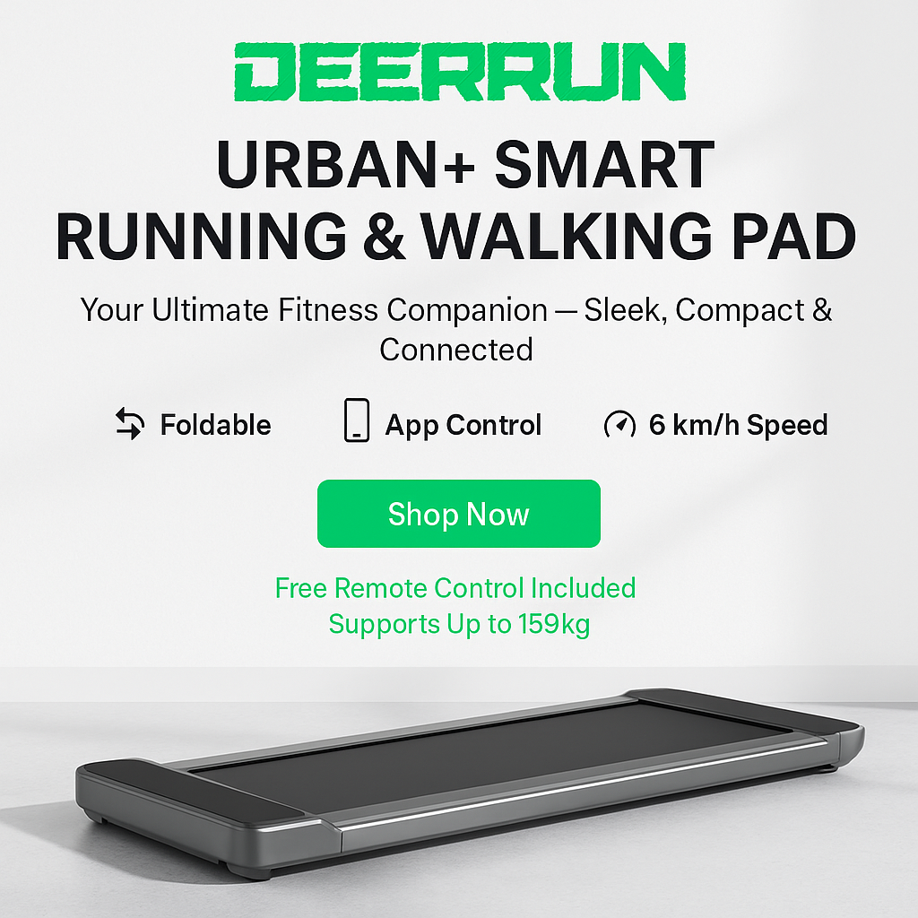 StealthStride Walking Pad: Ultra-Quiet Under-Desk Treadmill for Home & Office Workouts